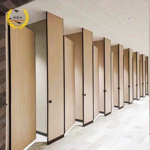 Easy Clean and Waterproof HPL Honeycomb Panel Toilet <strong>Partition</strong> Wall for Public Businesses Compact Restrooms Toilet <strong>Partition</strong> - Product Image 1