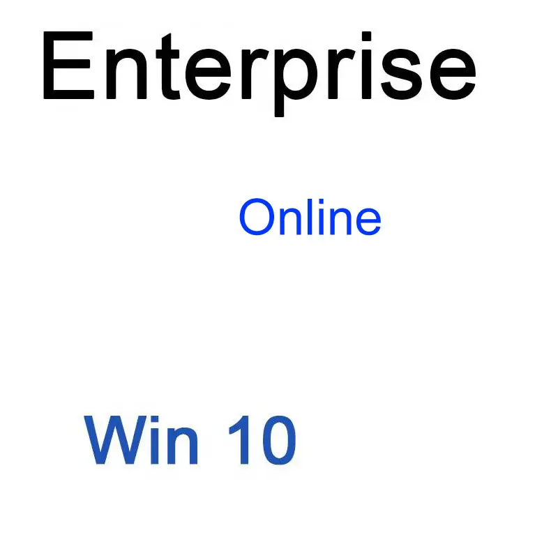 Genuine Win 10 Enterprise-Lizenz 100 % Online-Aktivierung wird gesendet von Ali Chat