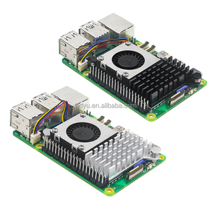 Raspberry Pi 5 Enfriador activo Disipador de calor de cobre completo Aleta de refrigeración Radiador de ventilador PWM ajustable para Raspberry Pi 5 - Product Image 5