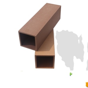 WPC çit balkon çatlak dayanıklı plastik kompozit su geçirmez post - Product Image 4