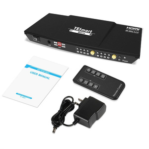 TESmart原厂4x2矩阵切换器，用于安全监控4K 30HZ RS232红外远程SPDIF视频开关HDMI矩阵 - Product Image 6