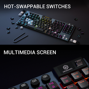 Interruptor de aluminio 2,4G Bluetooth inalámbrico RGB retroiluminado Intercambio en caliente Teclas de perfil bajo Teclas árabes Teclado mecánico para juegos de computadora - Product Image 3