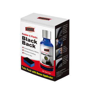 Aeropak 30mlカースクラッチリムーバーブラックバックコーティング剤マイナースクラッチ用プラスチックコーティングの復元と色あせたタイヤの更新