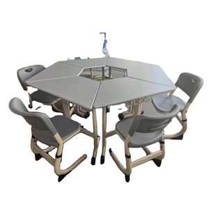 Fabrik bedarf Half Moon Schult isch Computer Klassen zimmer möbel Modular College Student Lab Tisch - Product Image 4