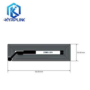 カスタマイズされたNFCラベル長距離UHF RFIDドライ/ウェットインレイ/ラベル/ステッカー52x 15mm I-code Bライブラリ管理用 - Product Image 5