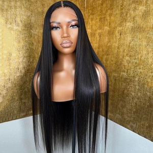 30 40inch glueless Full HD ren tóc giả, lớp biểu bì phù hợp nguyên liệu Trinh Nữ Ấn Độ tóc giả tóc, Pre nhổ chưa qua chế biến Nhà cung cấp tóc giả tóc con người - Product Image 4