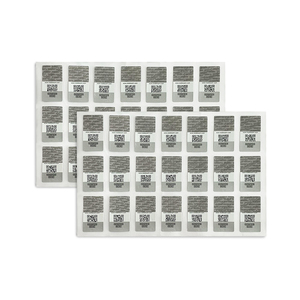 QR kodu ile özelleştirilmiş güvenlik etiketleri kurcalamaya dayanıklı mikro Nano anti-sahte çıkartmalar - Product Image 6