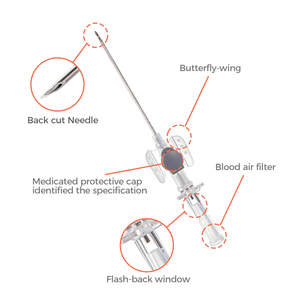 Kateter I.V sekali pakai/kateter intravena kupu-kupu kateter perifer vena memiliki CE ISO - Product Image 3