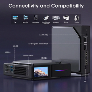Mini PC fabbrica NUC Barebone Home Office Server Business Minipc piccolo Computer Desktop - Product Image 5