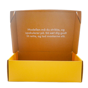 Renkli sarı giyim ürünleri özelleştirmek posta gönderim kutusu geri dönüşümlü özel giysi oluklu kutular Logo baskılı kozmetik kapları ambalaj - Product Image 2