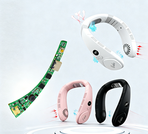 PCBA Kustom untuk Kipas Leher Tanpa Baling-Baling Portabel Isi Ulang dengan Layar Digital, Kipas Pendingin Mini Luar Ruangan PCBA - Product Image 1