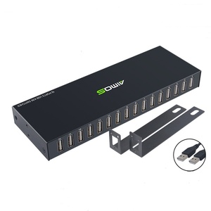 Factory Wholesale 16 Port <strong>KVM</strong> <strong>Switch</strong> Keyboard and Mouse <strong>Switch</strong> 16 in 1 Out USB VGM <strong>KVM</strong> <strong>Switch</strong> - Product Image 1