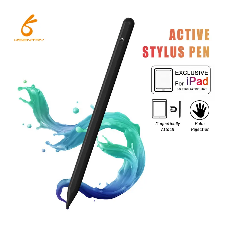 custom logo capacitive screen touch active tablet stylus pen for ipad apple pen with palm rejection