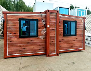 Shippingcontainershouse frame less Shell mini House frame estructura de acero casa desplegable - Product Image 1