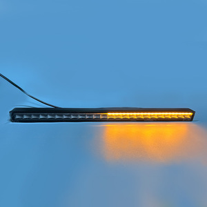 ADT kırmızı uyarı led'i ışık çubuğu süper parlak yüksek güç 60W DRL kırmızı amber arka pozisyon ışığı - Product Image 5