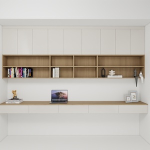 Công suất lớn tích hợp tủ sách máy tính để bàn máy tính bàn đơn giản nhà nghiên cứu bàn cho sinh viên phòng ngủ - Product Image 5