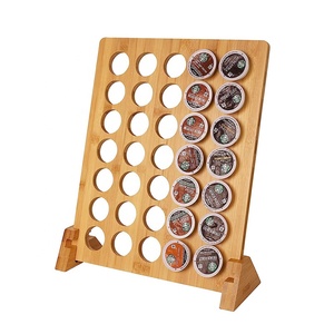 ที่ใส่กาแฟทำจากไม้35ฝักชั้นวางแสดงกาแฟเนสเปรสโซ่ที่วางแคปซูล - Product Image 1