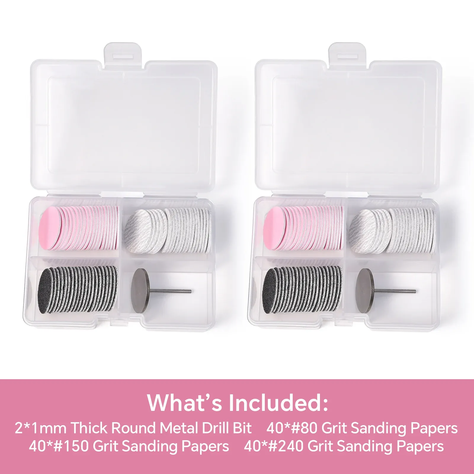 with metal disc 2pcs