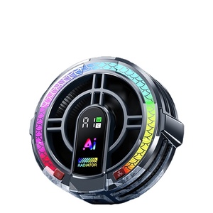 Great Roc Magnetic RGB Gaming Cooling Pad-Control de temperatura AI Enfriamiento rápido de hielo para accesorios de computadora portátil/PC