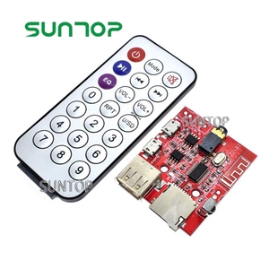 3W <strong>Car</strong> <strong>Bluetooth</strong> 4.1 MP3 WAV Decoding Board Speaker Amplifier Audio Receiver Module Support USB/TF/U-Disk/IR - Product Image 1