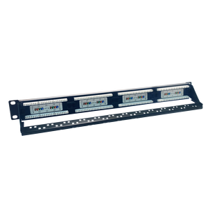 Gcabling Network Patch Panel Montaje en rack 2U RJ45 24 48 Port Cat5e UTP Data Cat 6 5E Ethernet Lan Patch Panel - Product Image 4