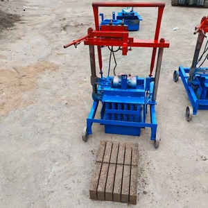 Pequeña máquina de bloques de hormigón Sudáfrica que hace la máquina de ladrillos Ladrillos huecos 220V Máquina de bloques de empuje - Product Image 4