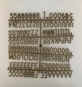 Available in Multiple Colors Plastic Letter Set for Changeable Felt Letter Boards. 0.75 Inch Letters, Set of 147 Characters - Product Image 5