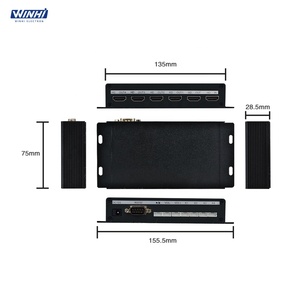 WH-HD-ARC HD-ARC Music Push Button Audio Media Player <strong>1</strong> in 5 Out LED Button ARC Speaker <strong>Switcher</strong>