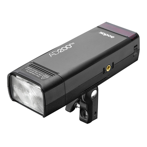 GODOX AD200 200Ws TTL 2.4G HSS 1/8000S พ็อกเก็ตไฟแฟลชกลางแจ้งหัวคู่กับไฟฉายแบตเตอรี่ลิเธียม2900MAh - Product Image 1