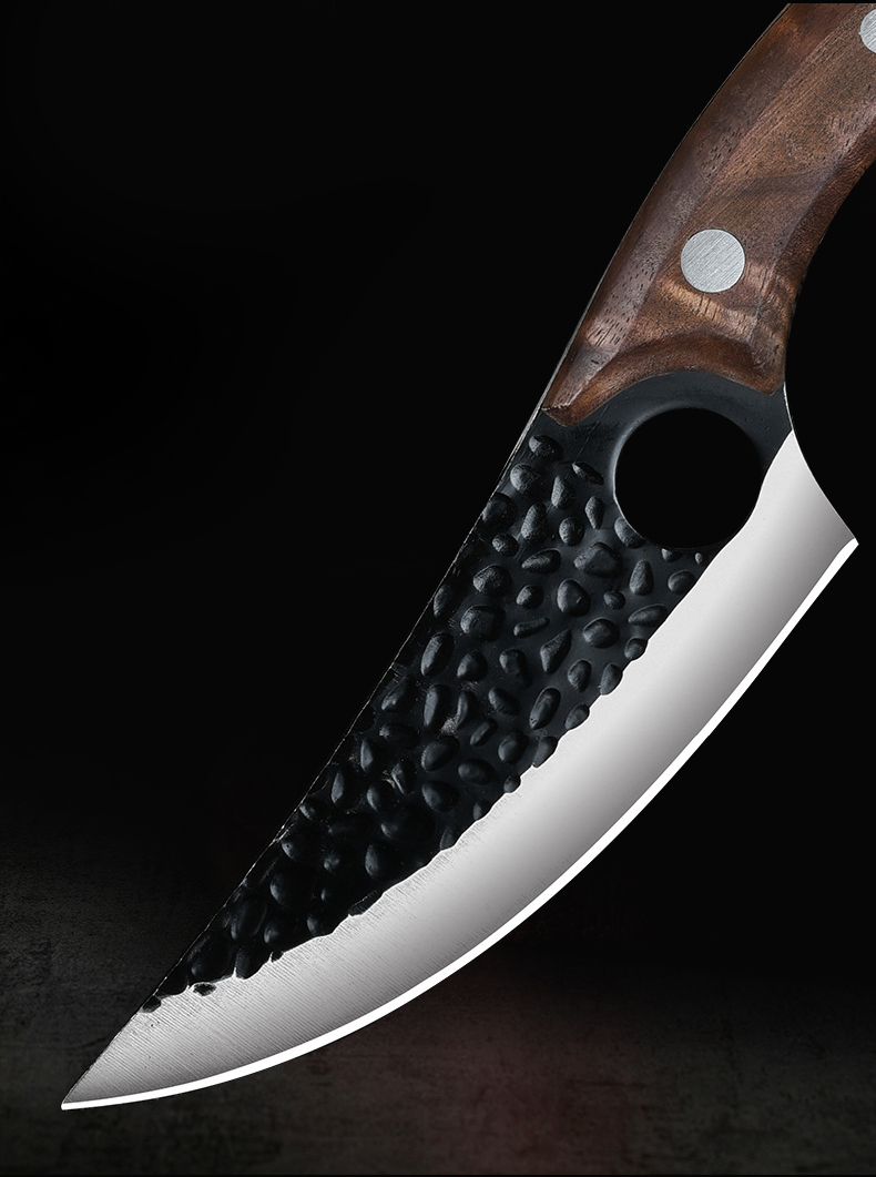FINDKING Butcher Boning Chef Knife Hand Forged Cleaver Kitchen Knives with Sheath High Carbon Steel Outdoor Cooking Knife
