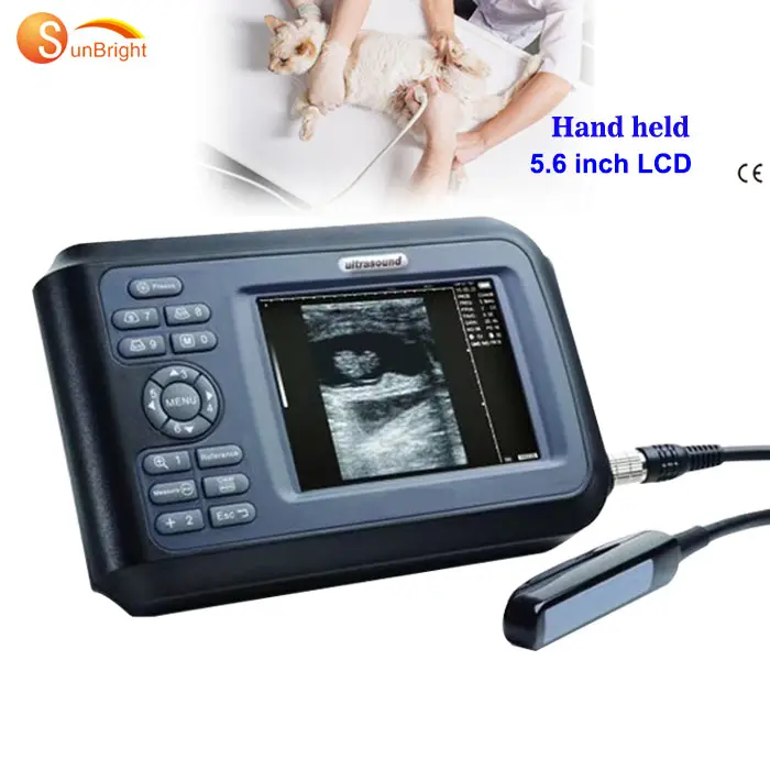 Scanner portátil de ultrassom veterinário, máquina de scanner SUN-808F