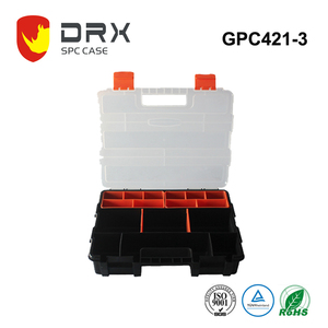 DRX GPC421-3专业收纳盒塑料隔层储物盒工具