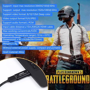 USB 2.0 1080P支持输入1080P AV视频高清到Usb捕获视频采集卡 - Product Image 3