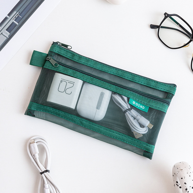Green-rectangular double pull