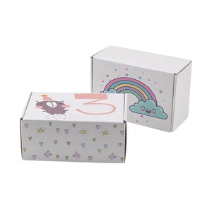 Wholesale Full Color Custom Logo Printing Shipping Mailer Gift Box Eco Friendly White Corrugated Boxes for Perfume Bottle Box