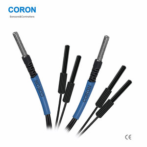 Sensor de sistema óptico avanzado CORON, detección de salida NPN PNP, sensor de fibra óptica de alta precisión de larga distancia con amplificador