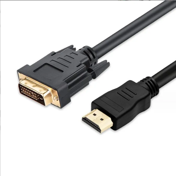 Cable de HDMI a Cable de vídeo macho a adaptador macho de 1080p compatible con cables de audio y vídeo Cable de HDMI a DVI