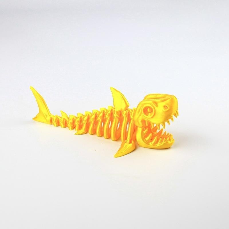 15cm golden bone shark