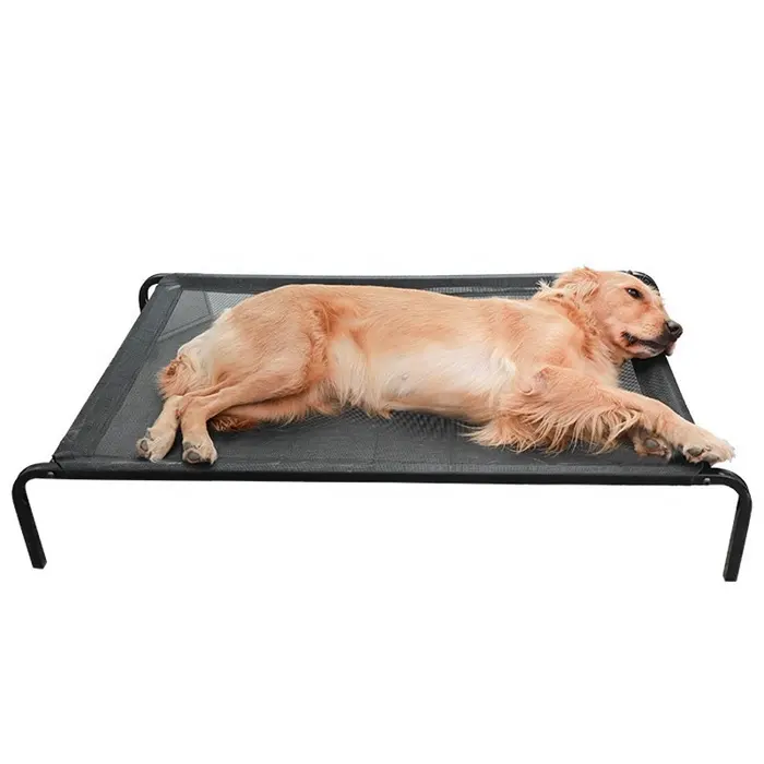 قابل للغسل الجاف بسرعة التبريد الصلبة إطار فولاذي السرير عالية الجودة الحيوانات الأليفة سرير الكلب مرتفعة السرير
