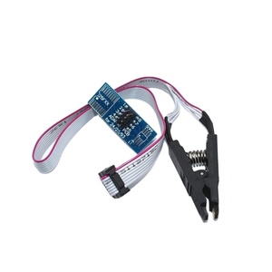 For SOIC8 SOP8 <strong>Flash</strong> <strong>Chip</strong> IC Test Clip SPI Cable <strong>Programmer</strong> TL866A/C Wide SOP16 Pitch 1.27mm Programming Clip Ic Test Socket