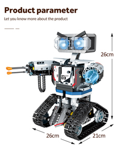 2024 Schlussverkauf selbstmontage technischer Stamm Roboter-Spielzeug APP Fernbedienung Bausteinprogrammierung DIY-Roboter für Bildung - Product Image 3