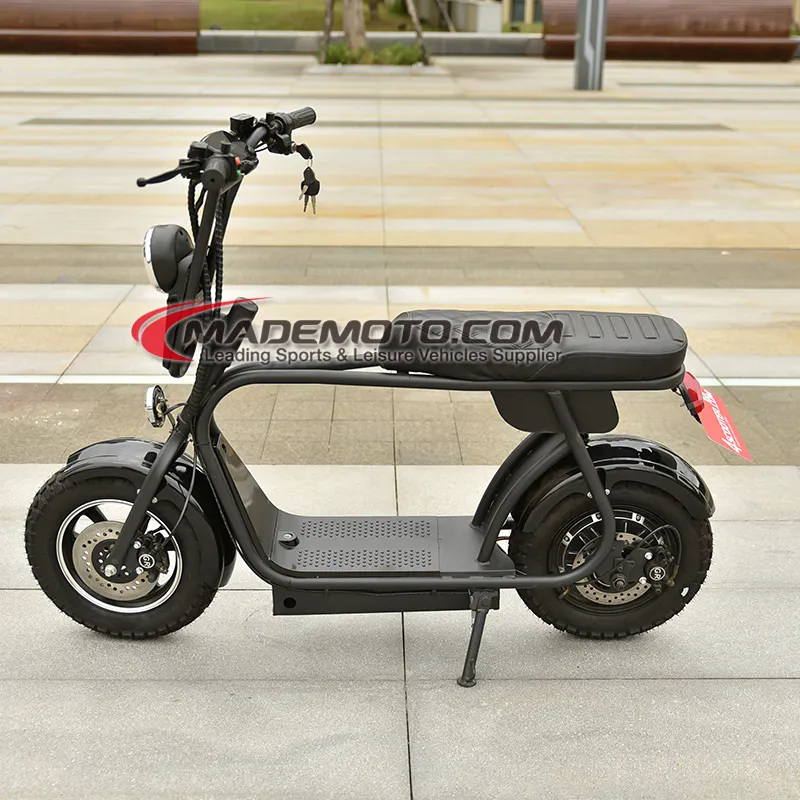 2023 skuter listrik baru terlaris ban 10 inci Logo kustom Citycoco 2000w sepeda tendangan listrik untuk pria