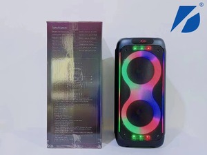 Kts-1782スピーカーデュアル8インチパーティースピーカーDjボックスEquipoDe SonidoパワードスピーカーCaixaAmplificada Partybox