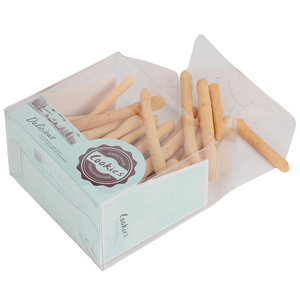 Chất lượng cao đẹp Giấy Bánh quy hộp bánh hộp bánh container trong suốt Cookie bao bì hộp - Product Image 4