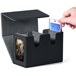 Çift komutanı ekranlar ile MTG için güverte kutusu ticaret kartı saklama kutusu TCG CCG EDH için 250 + tek kollu kartları tutar - Product Image 1
