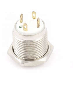 Metal Off/on 16mm Momentary <strong>Push</strong> <strong>Button</strong> <strong>Switch</strong>/Touch <strong>Switch</strong> <strong>With</strong> LED Metal Flush 16mm Momentary <strong>Push</strong> <strong>Button</strong> <strong>Switch</strong> <strong>Pcb</strong> Mounting - Product Image 2