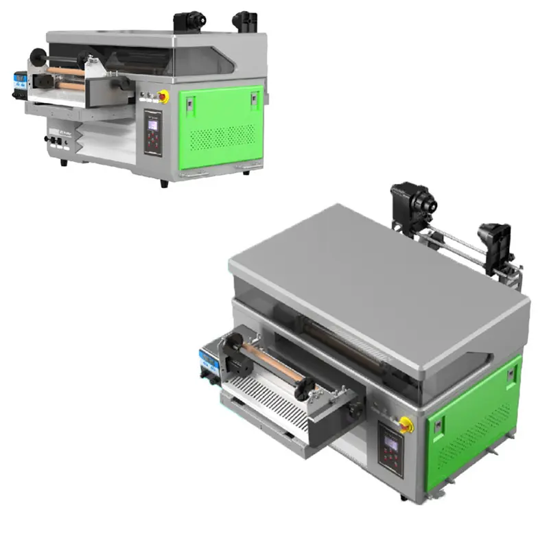 4060 UV Flatbed stampante A2 UV stampante per la stampa di etichette di cristallo su rotolo di materiale