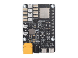 Raspberry Pi 5/4B a trasmissione diretta Servo motore a ruote scheda ESP32 e circuito di controllo 2.4GHz WiFi DDSM serie motore ruota
