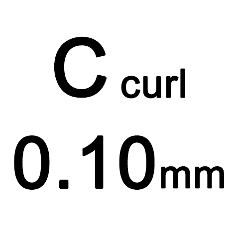 C curl 0.10mm