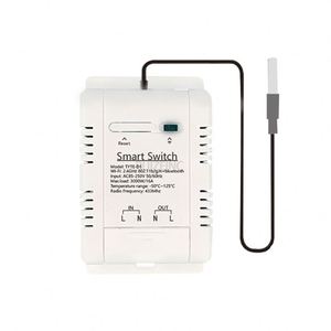 16A Tuya WiFi Interruptor de sensor de temperatura y humedad para el hogar Aplicación Control remoto Funciona - Product Image 1